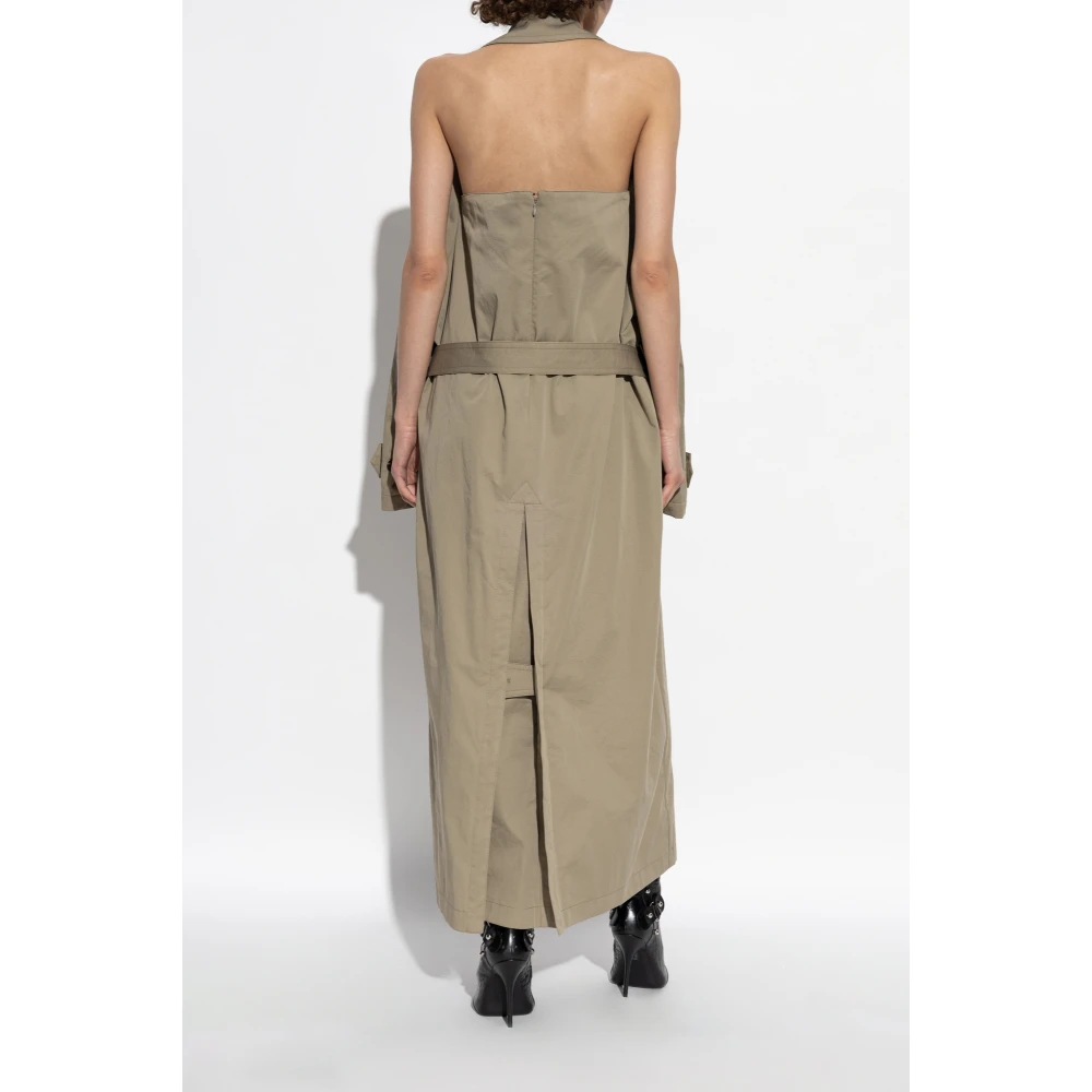 Balenciaga Jurk met jas motief Green Dames