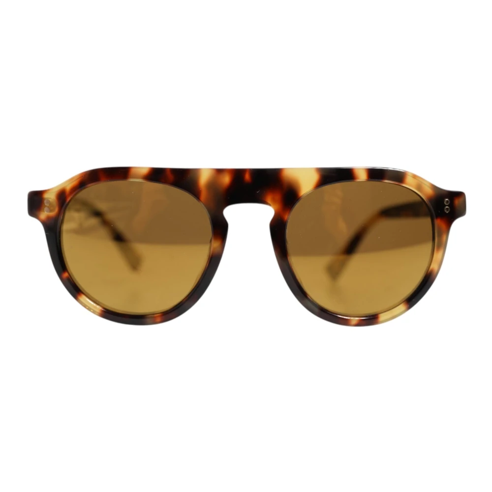 Dolce & Gabbana Women's Brown Sunglasses, One Size, Leopard Print Round Sunglasses Dg4306