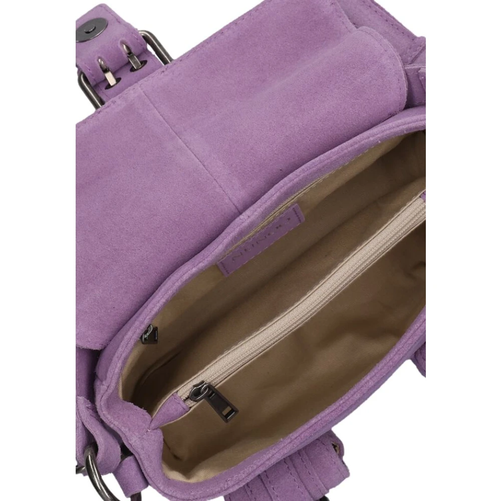Núnoo Paarse Schoudertas Trendy Chic Purple Dames