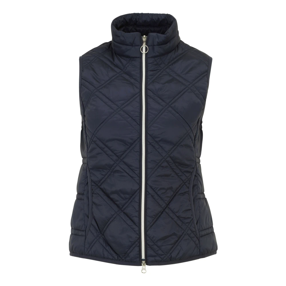 Betty Barclay Gewatteerd vest met rits Blue Dames