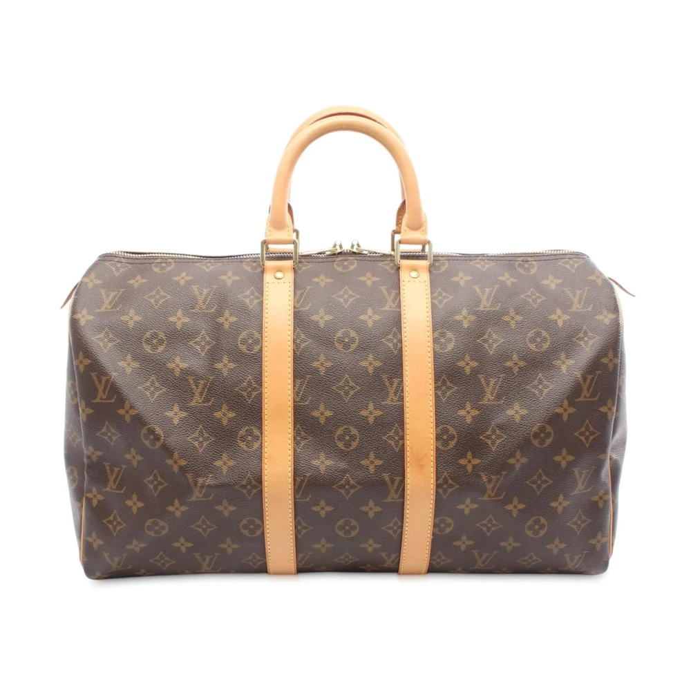 Louis Vuitton Vintage Women's Brown Pre-Owned Keepall Travel Bag