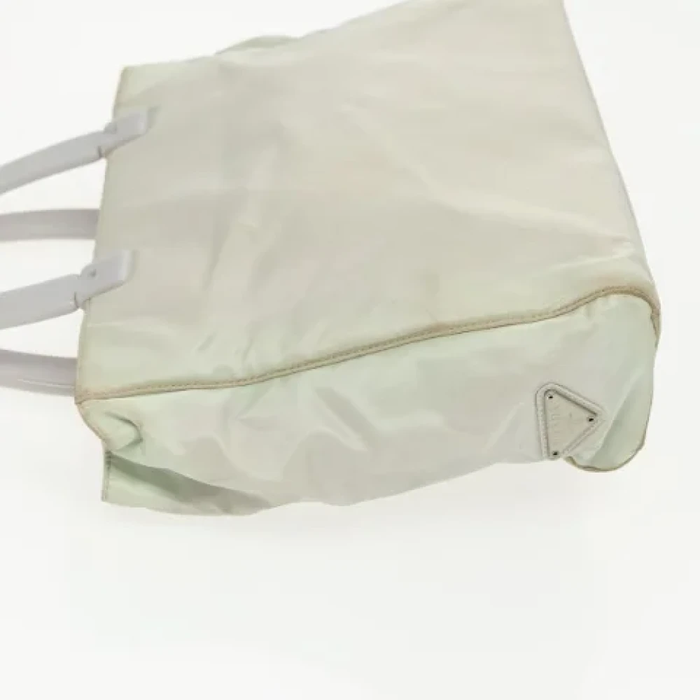 Prada Vintage Pre-owned Nylon prada-bags Gray Dames
