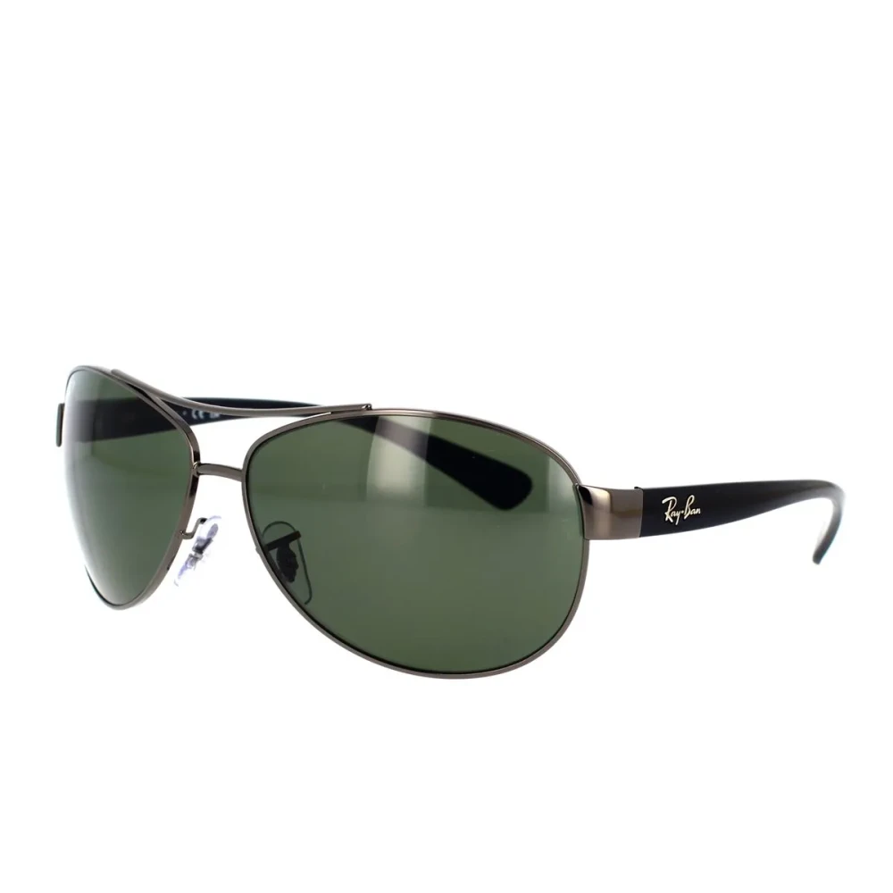 Ray-Ban Unisex Gray Polarized Aviator Sunglasses Oversize Retro Style