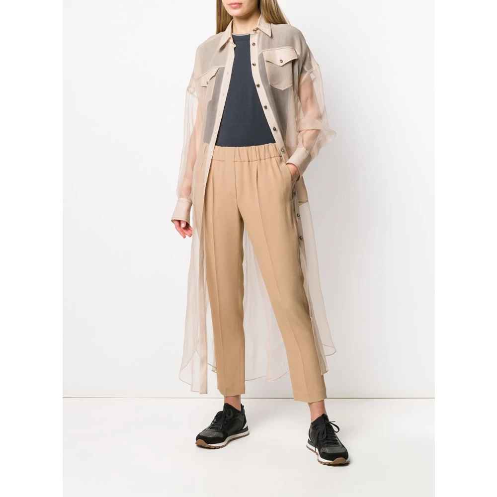 BRUNELLO CUCINELLI Stijlvolle T-shirts en Polos Blue Dames