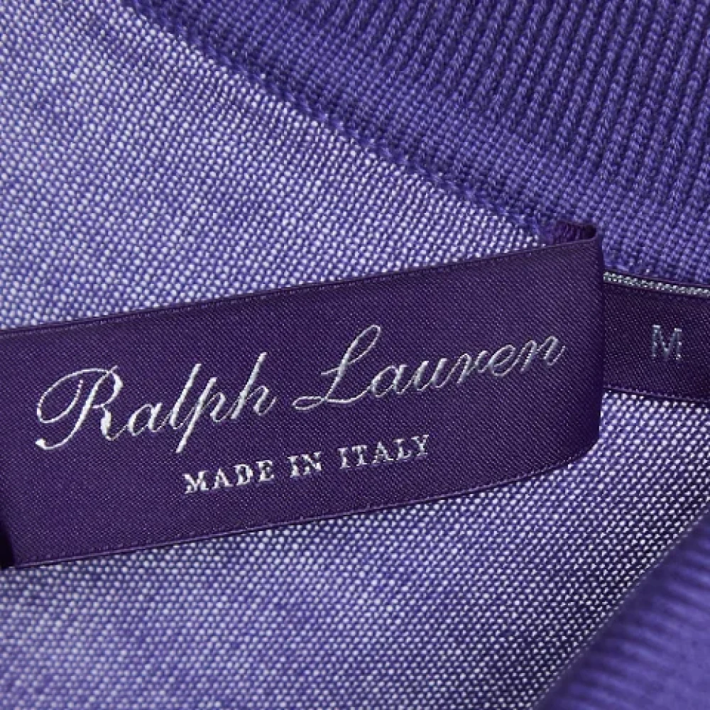Ralph Lauren Pre-owned Cotton tops Purple Dames