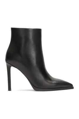 Läder stiletto stövlar