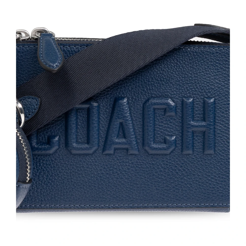 Coach Schoudertas Charter Slim Blue Heren
