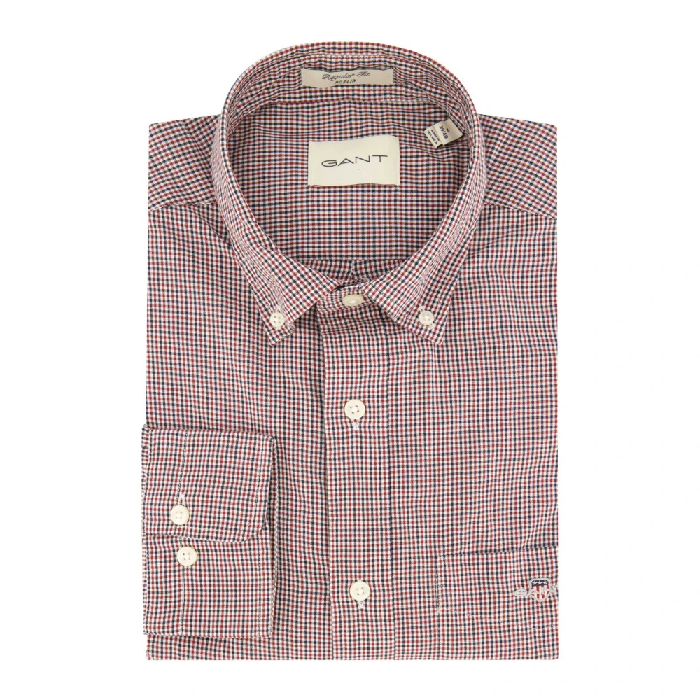 Gant Casual Rood Overhemd Red Heren