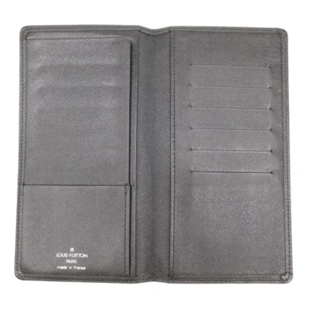 Louis Vuitton Vintage Pre-owned Leather wallets Black Heren