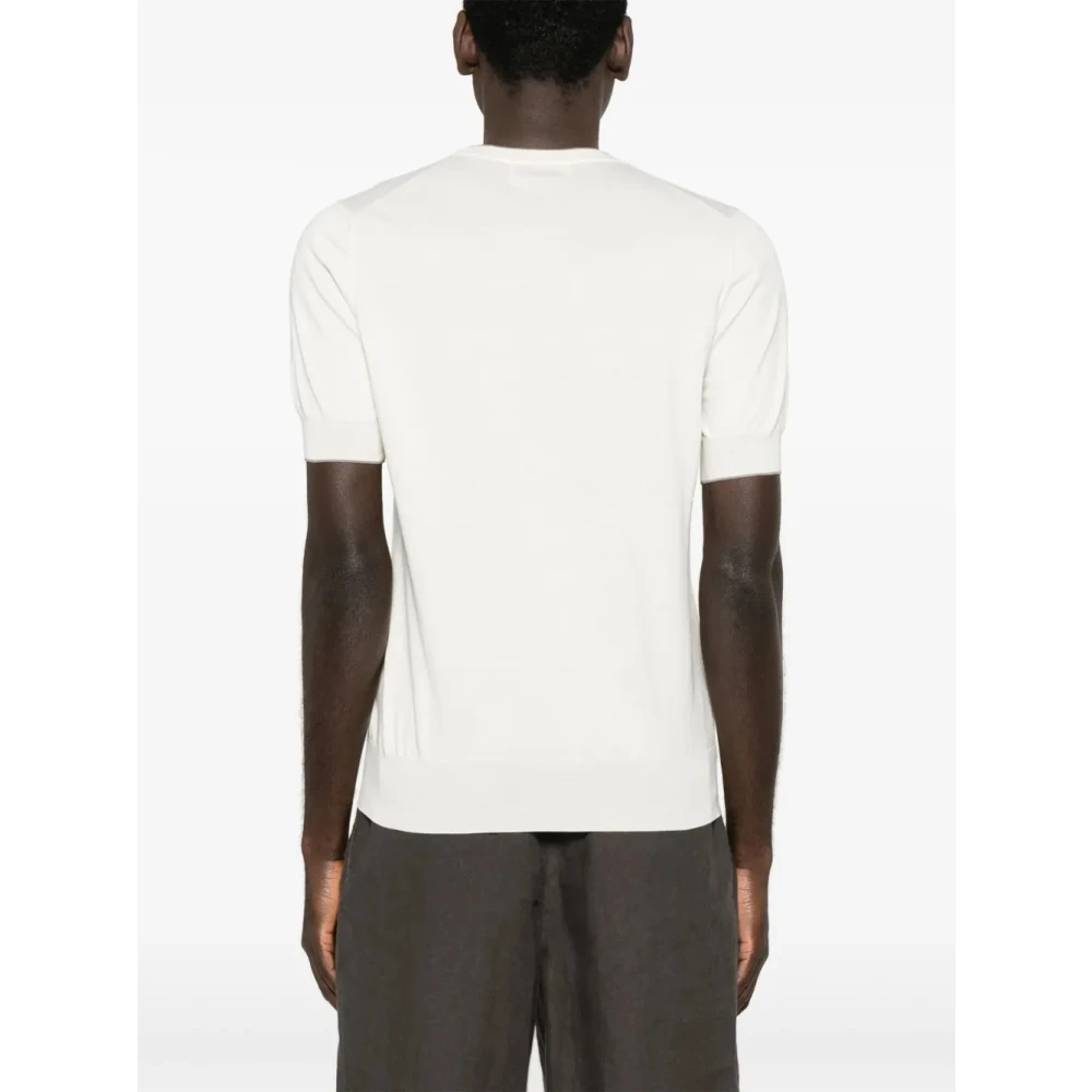 BRUNELLO CUCINELLI Crew Neck T-Shirt White Heren