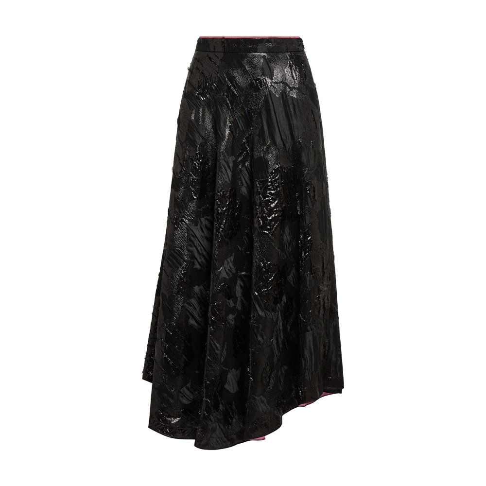 Maliparmi Precious Jacquard ROK Black Dames