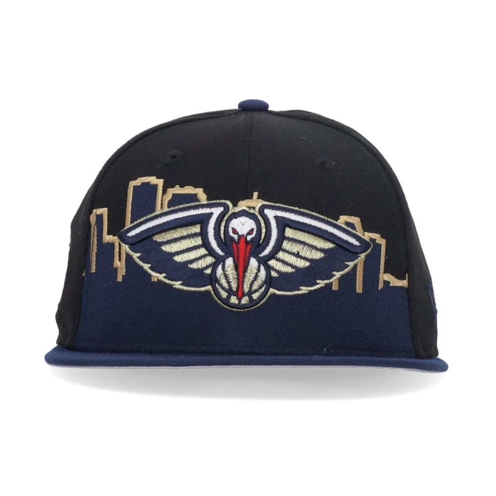 new era NBA Flat Brim Cap Zwart Blue Heren