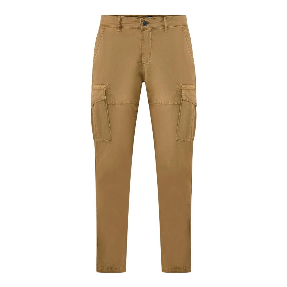 BomBoogie Stretch Cargo Byxor Brown, Herr