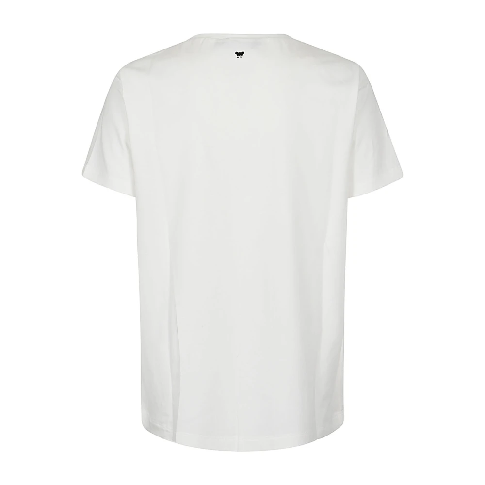 Max Mara Weekend Etnisch Geborduurd Katoen Wit T-shirt White Dames