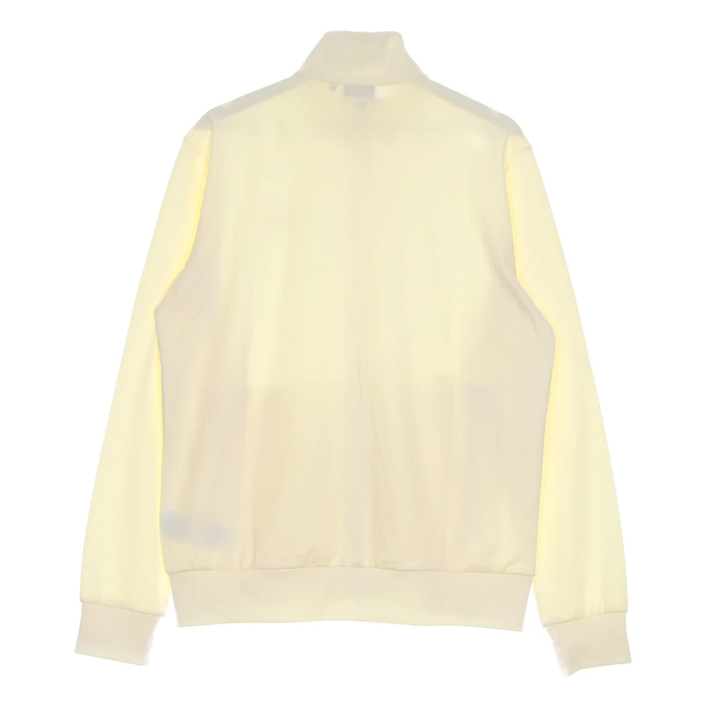 Fila Hoge Hals Rits Sweatshirt Lichtgewicht Jas Beige Heren
