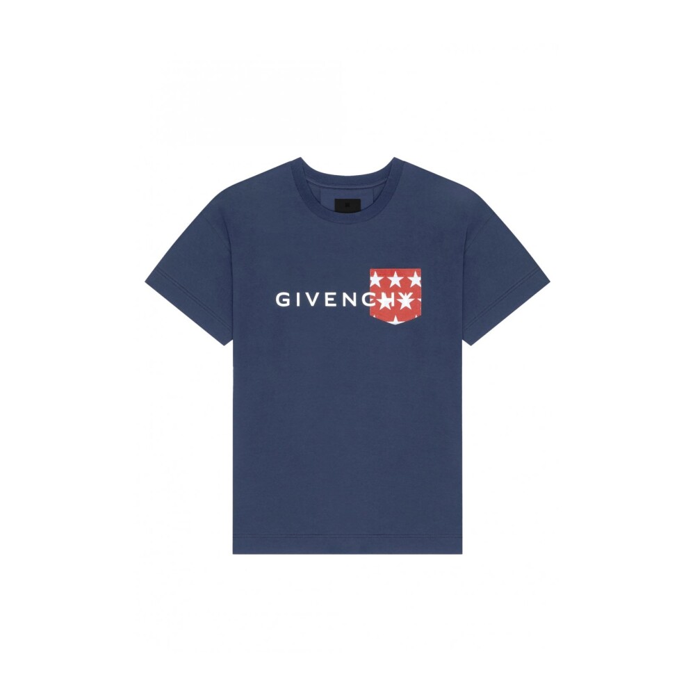 Navy givenchy 2024 t shirt