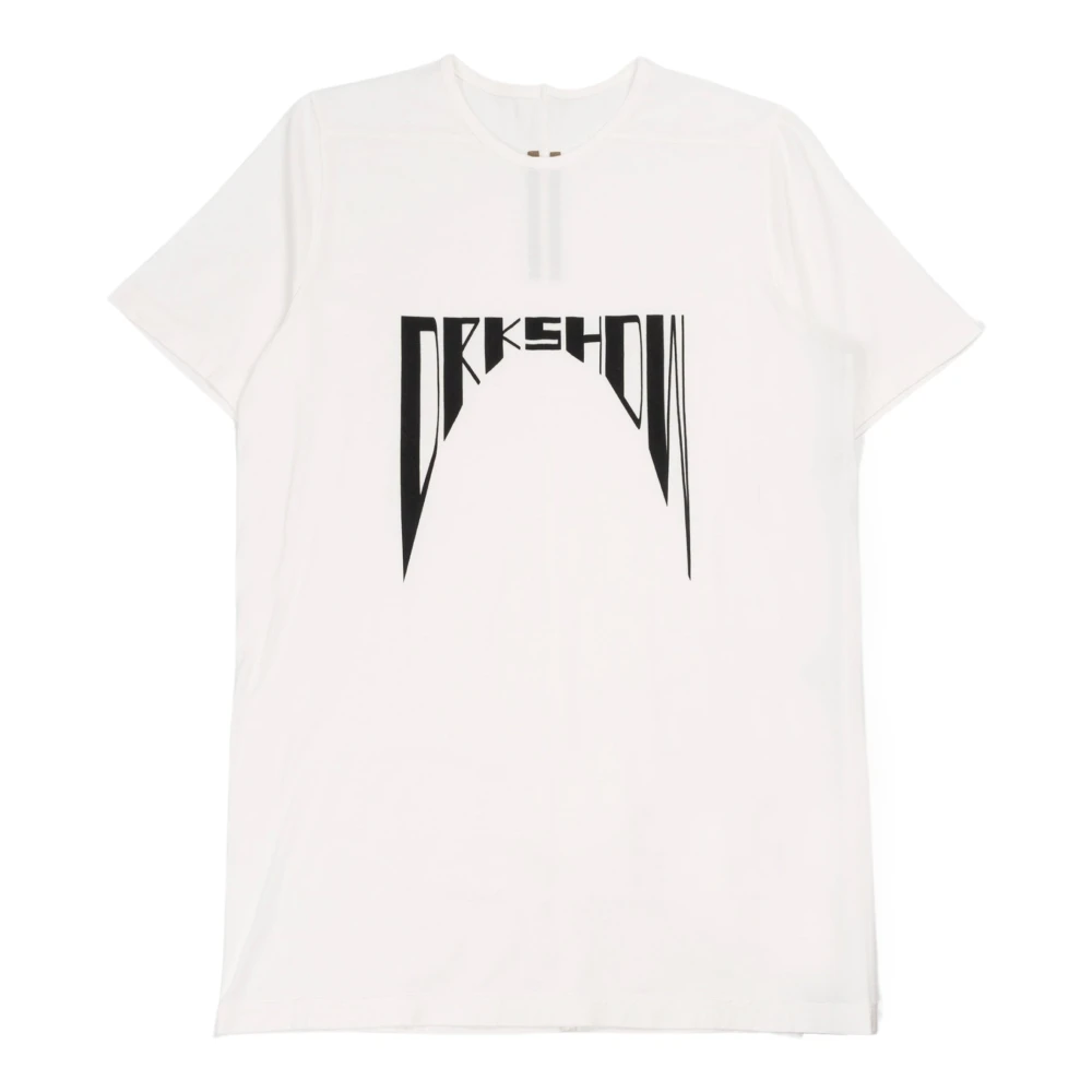 Rick Owens Level T Katoenen Jersey T-shirt White Heren