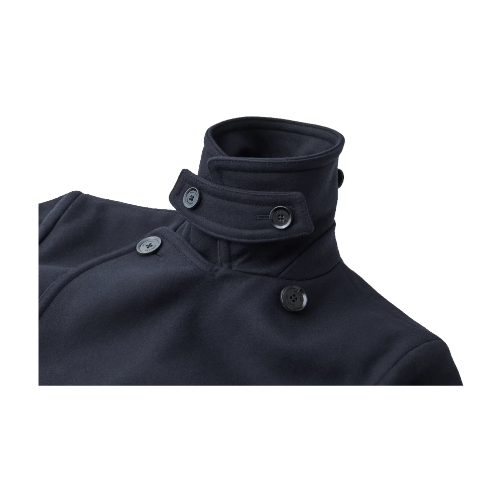 Belstaff Milford Military Style wollen jas Blue Heren