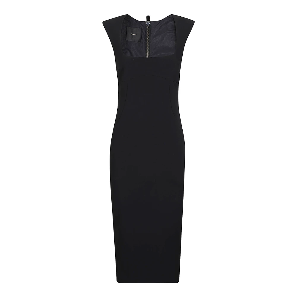 Pinko Valensole Elegante Jurk Black Dames