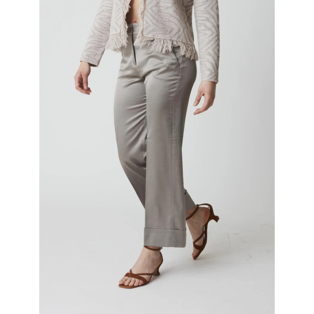 Via Masini 80 Stijlvolle Broek Gray Dames