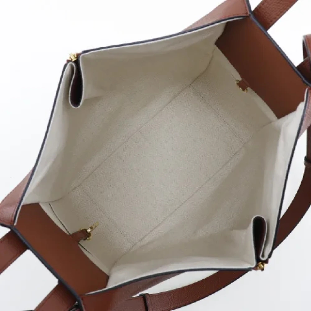 Loewe Pre-owned Leather shoulder-bags Brown Dames