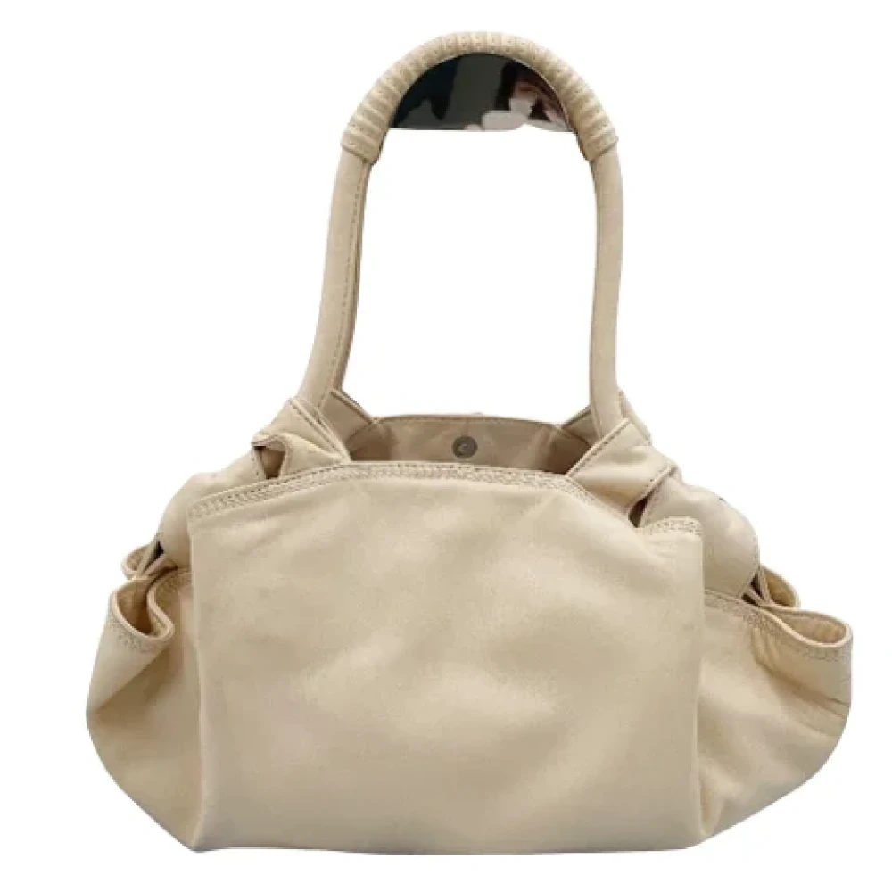 Loewe Pre-owned Leather shoulder-bags Beige Dames