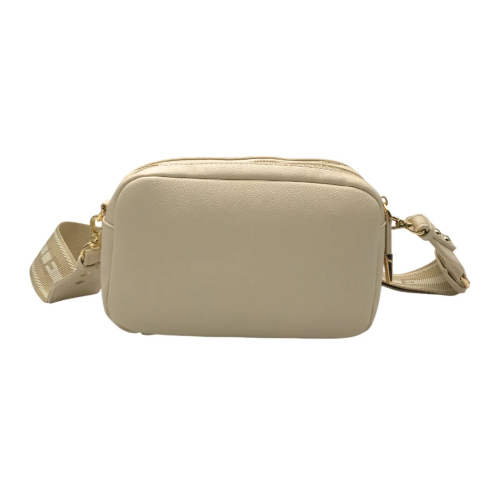 Gaëlle Paris Schoudertas met dubbele band Beige Dames