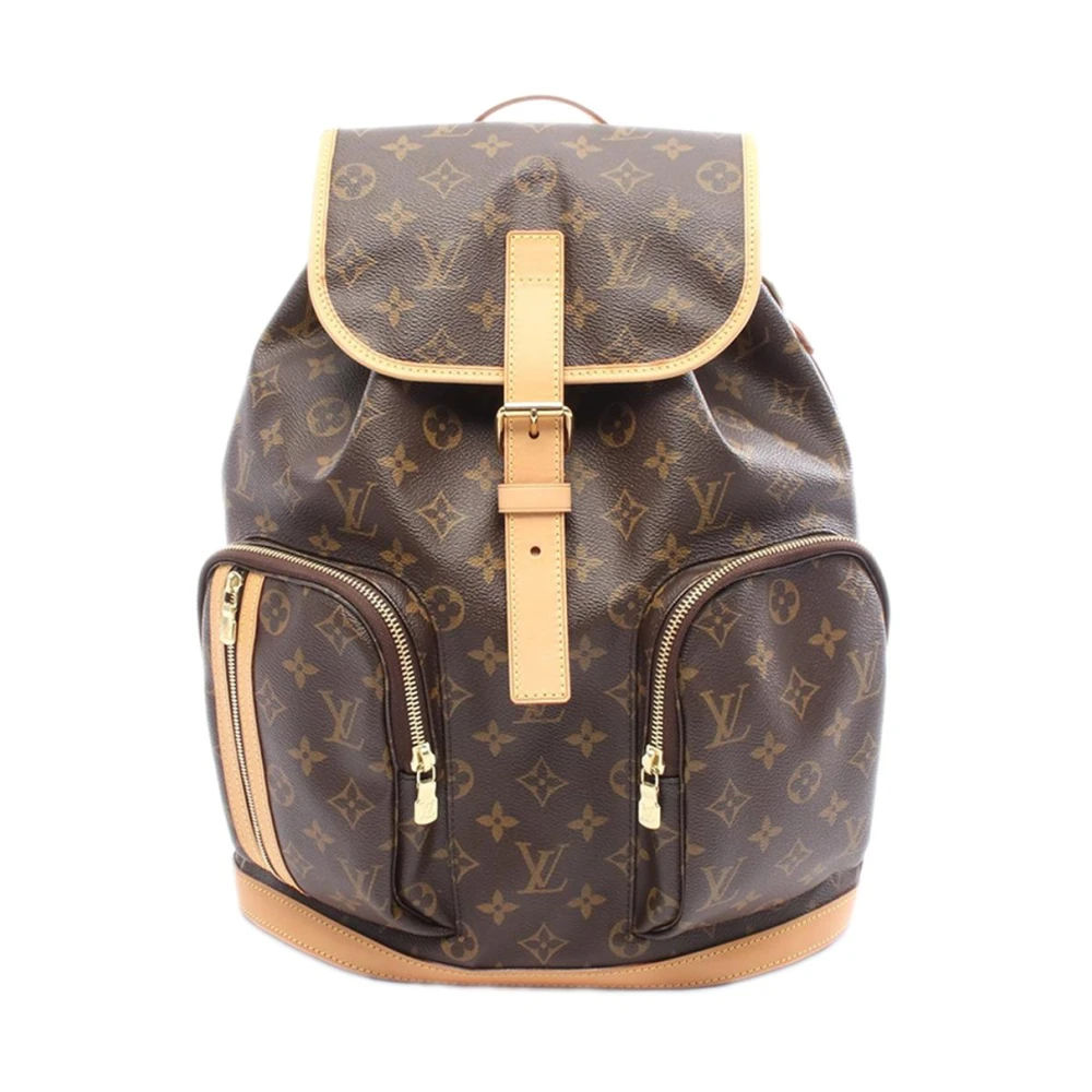 Louis Vuitton Vintage Women's Brown Pre-Owned Monogram Canvas Backpack