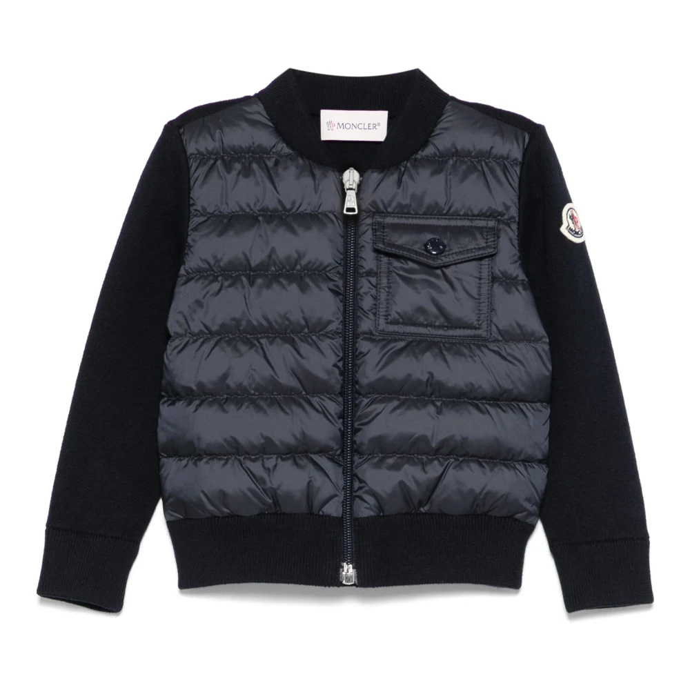 Moncler Blå Tröja med Dragkedja Blue, Unisex