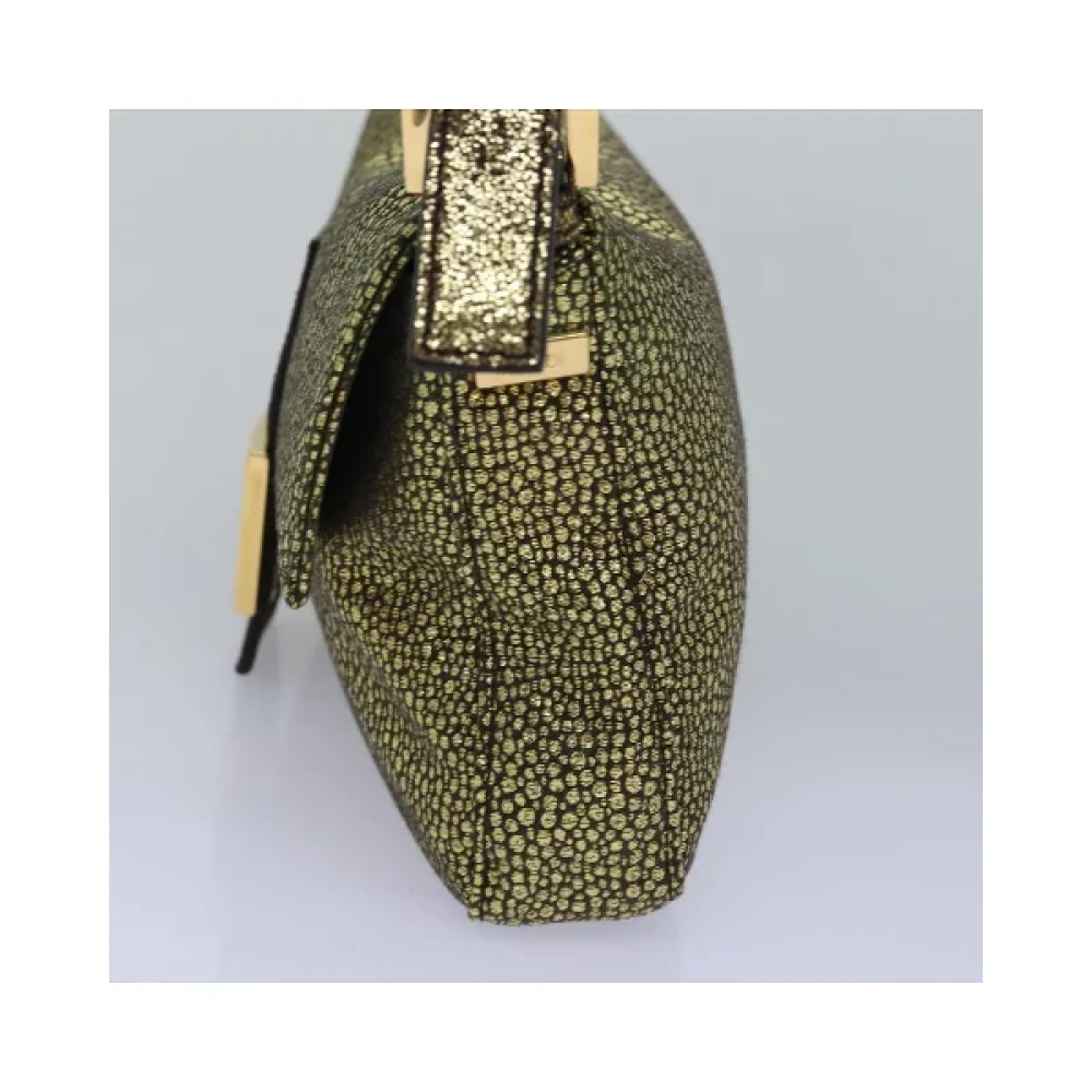 Fendi Vintage Pre-owned Canvas fendi-bags Green Dames