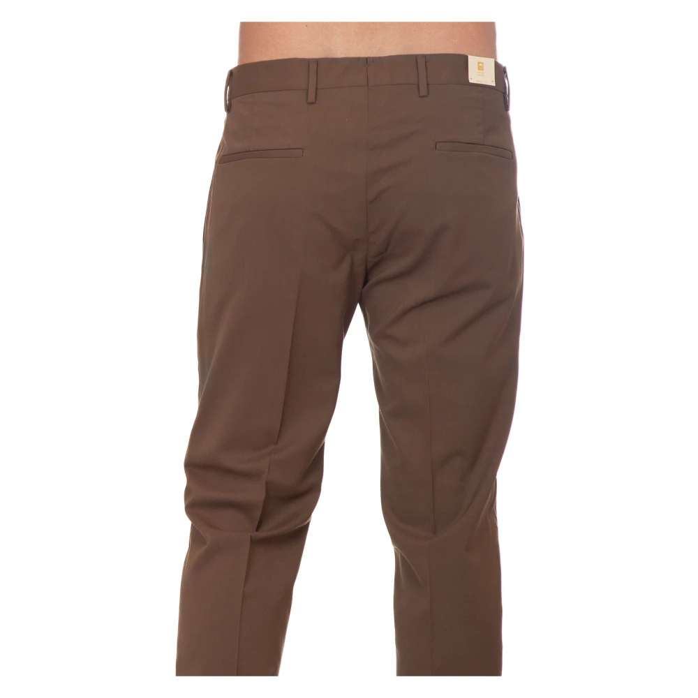 Briglia Geplooide broek in Tiberio-stijl Brown Heren