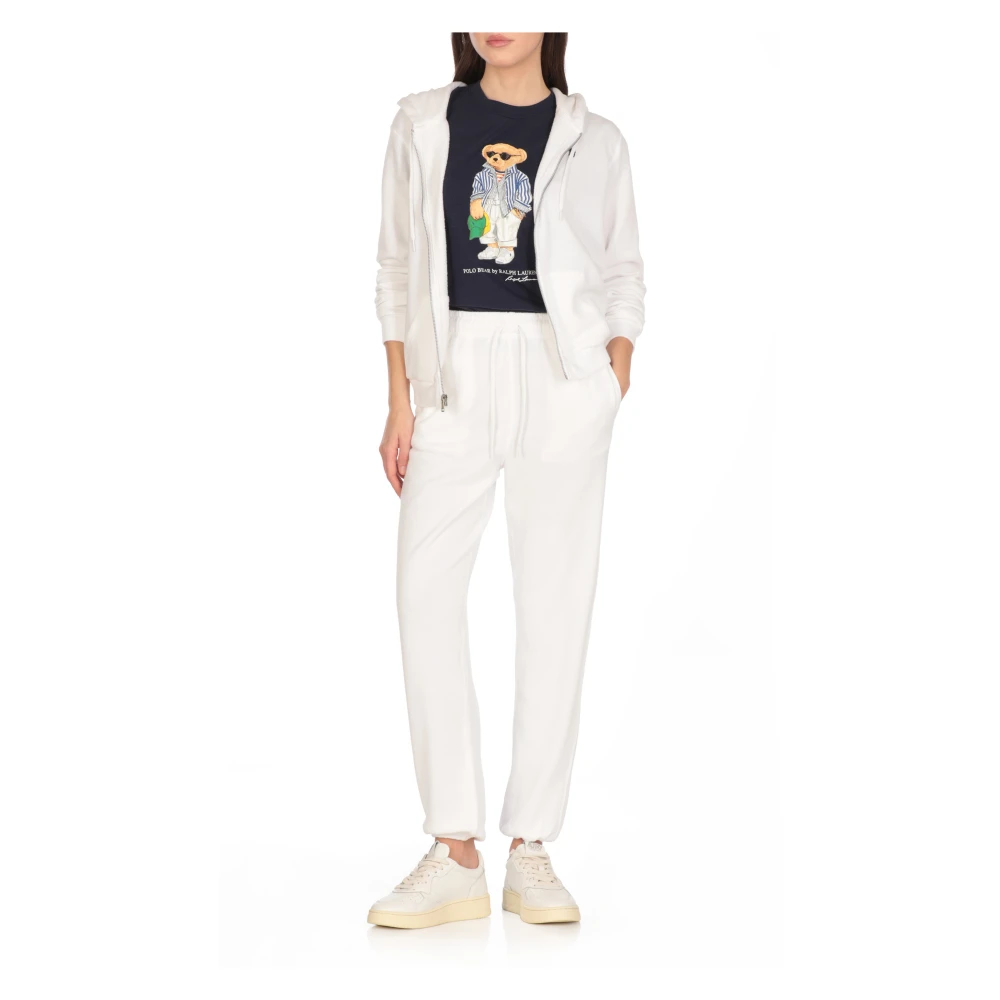 Ralph Lauren Trousers Wit White Dames