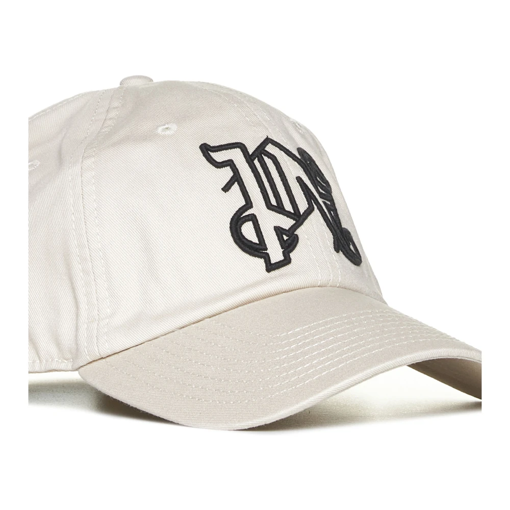 Palm Angels Beige Jacquard Katoen Streetwear Pet Beige Heren