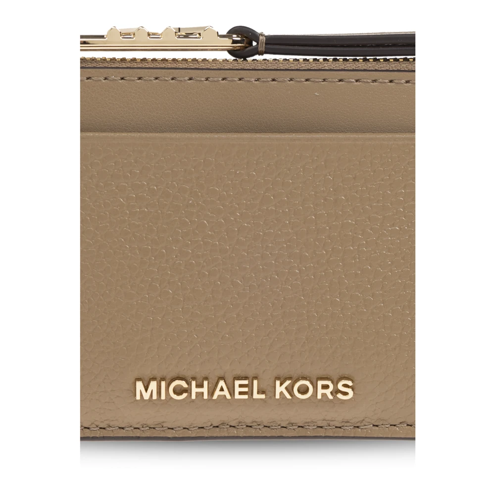 Michael Kors Card Case Empire Beige Dames