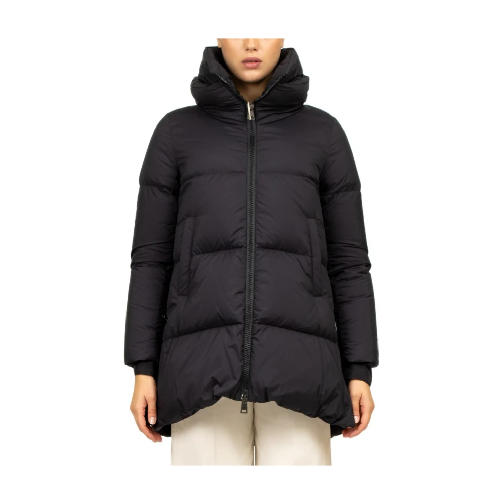 Herno Nylon Puffer Jacket Black Dames