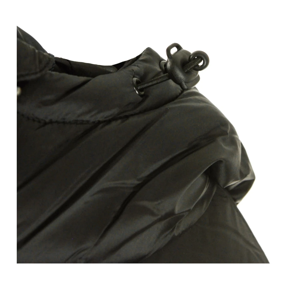Fila Zwarte Pufferjas met Rode Accenten Black Heren