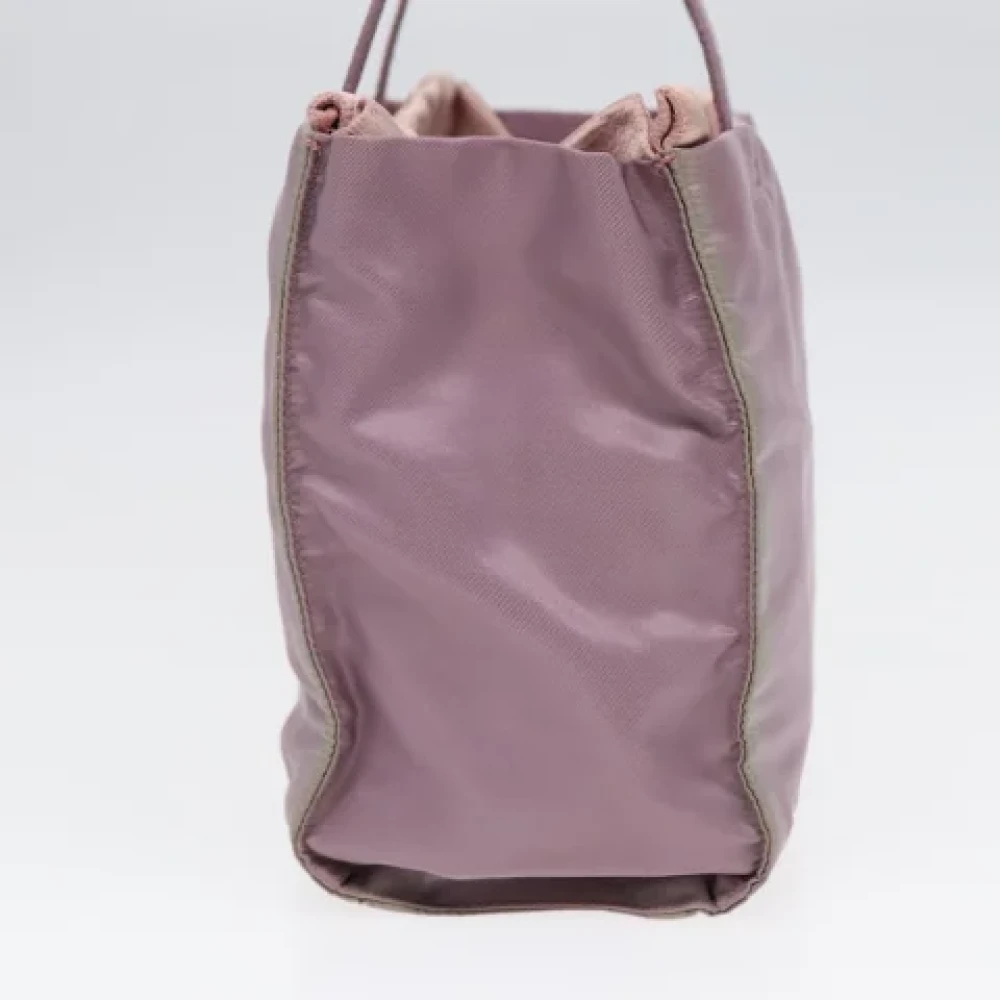 Prada Vintage Pre-owned Fabric prada-bags Purple Dames