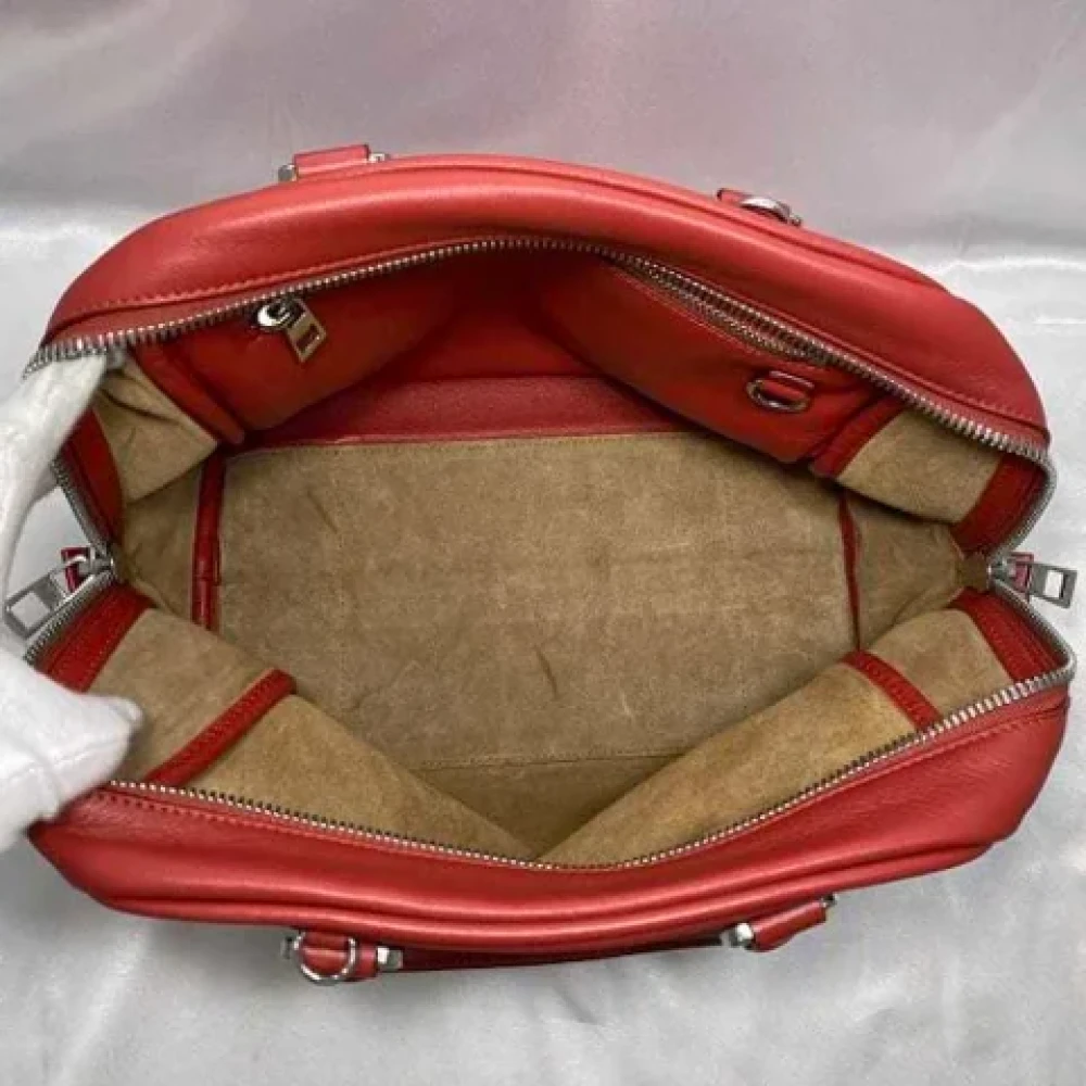 Loewe Pre-owned Fabric handbags Red Dames
