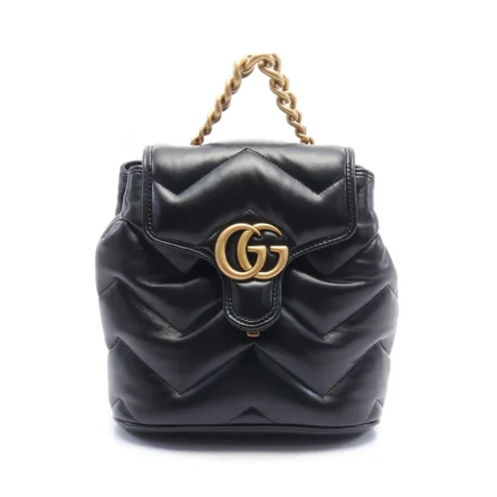 Gucci Vintage Pre-owned Fabric gucci-bags Black Dames