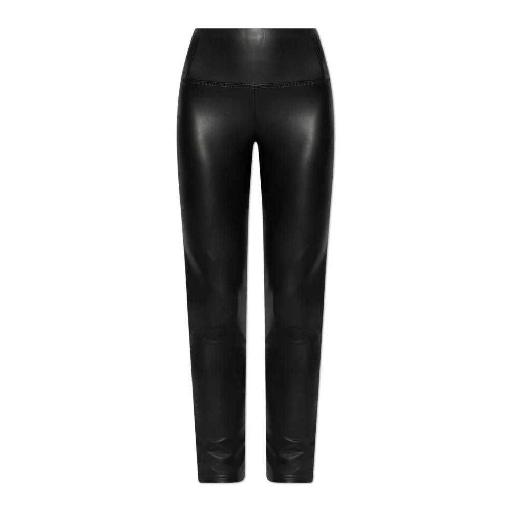 AllSaints Eko läder Cora leggings Black, Dam