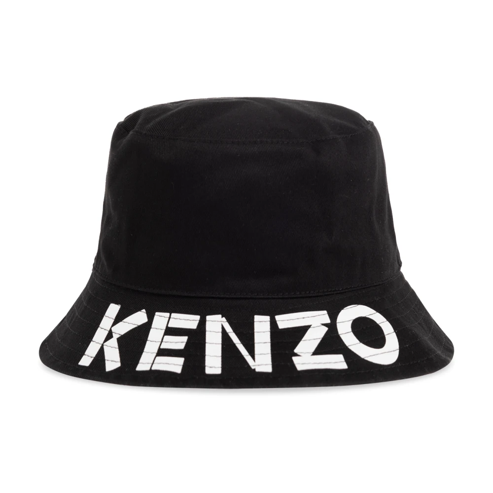 Kenzo Omkeerbare emmerhoed met logo Black Heren