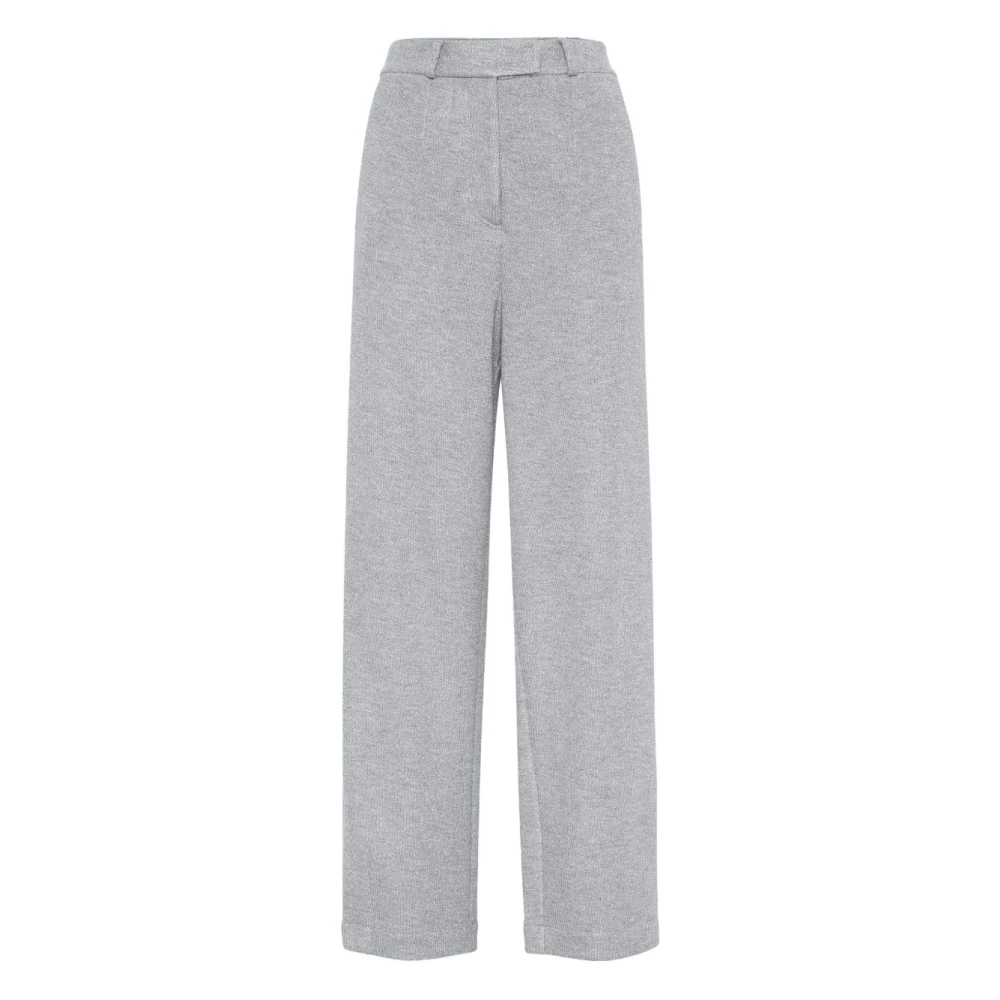 Trousers > Wide Trousers - - Brunello Cucinelli - Modalova