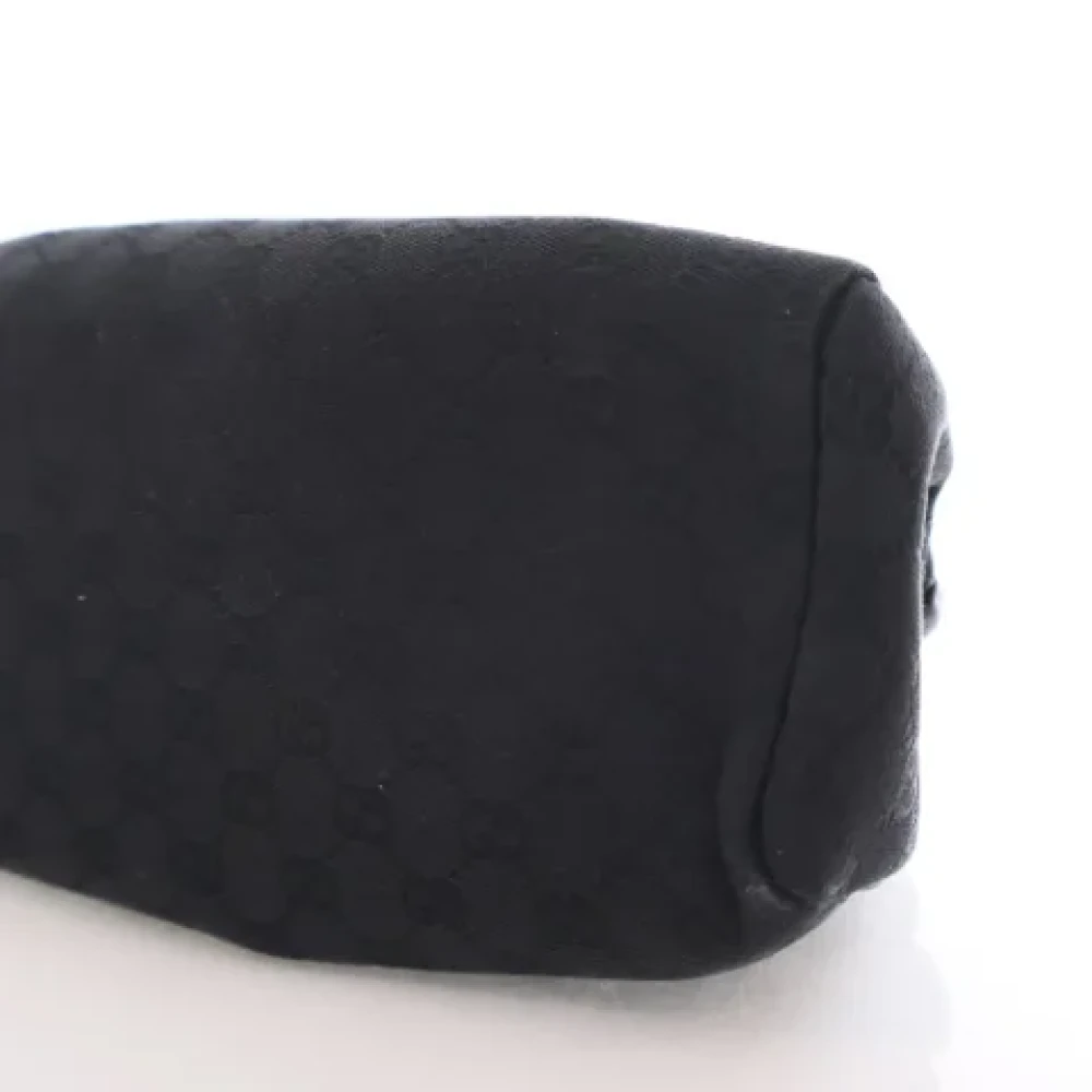 Gucci Vintage Pre-owned Canvas handbags Black Dames