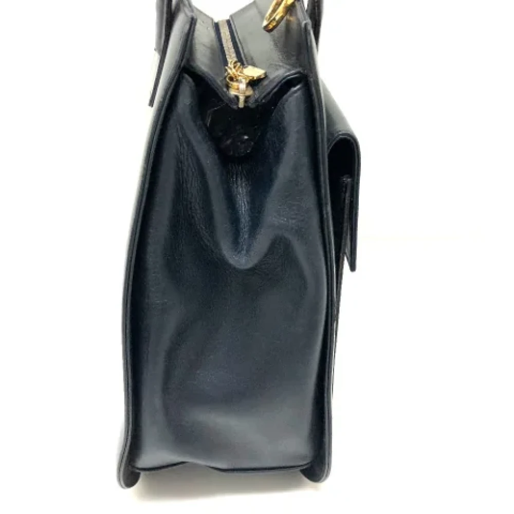 Salvatore Ferragamo Pre-owned Leather handbags Blue Dames