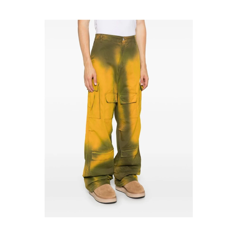 Who Decides War Cargo Twill Broek met Vervaagd Effect Yellow Heren
