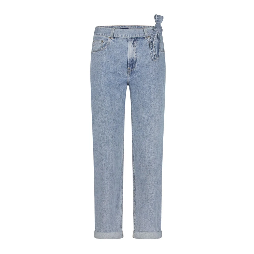 Red Button Stijlvol gebleekte jeans met riem Blue Dames
