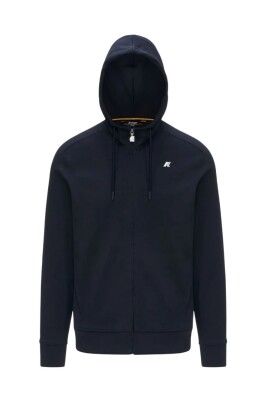 manteau-bleu-a-capuche-en-interlock-extensible