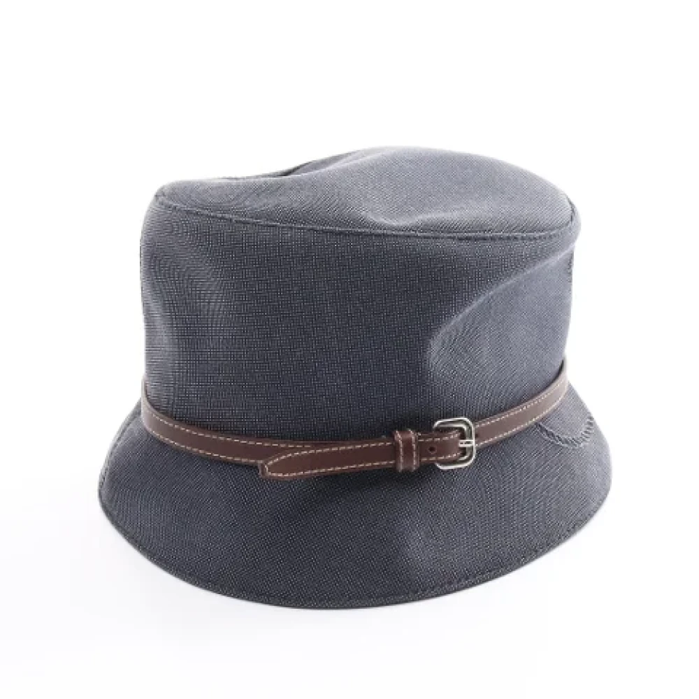 Prada Vintage Pre-owned Fabric hats Blue Unisex