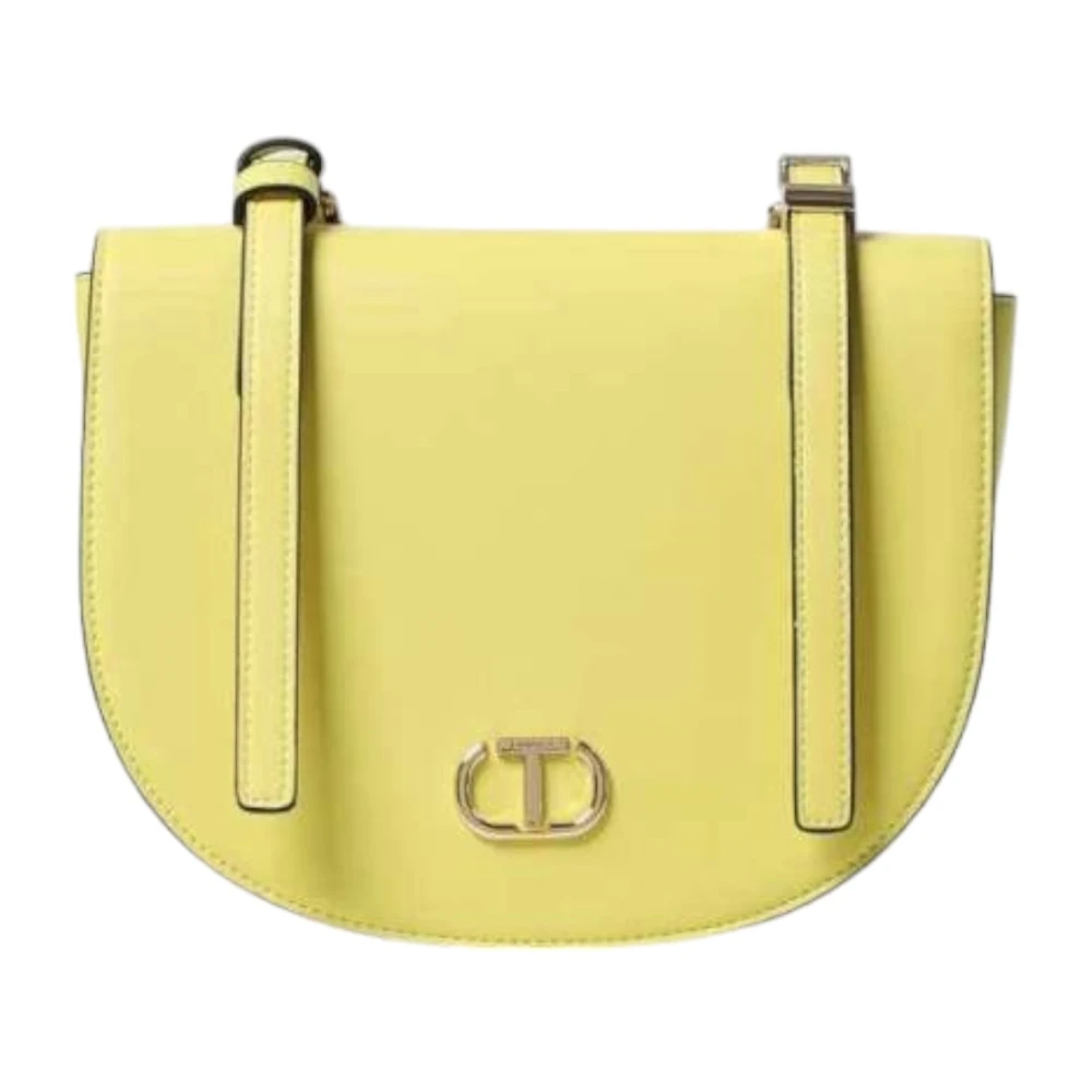 Twinset Yellow PU Women Crossbody Bag - Image 2