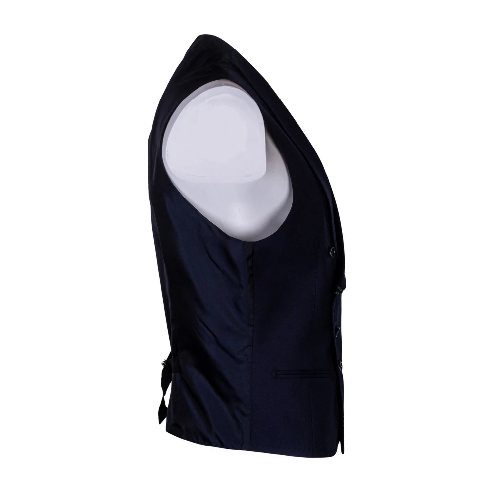 Tagliatore Vests Blue Heren
